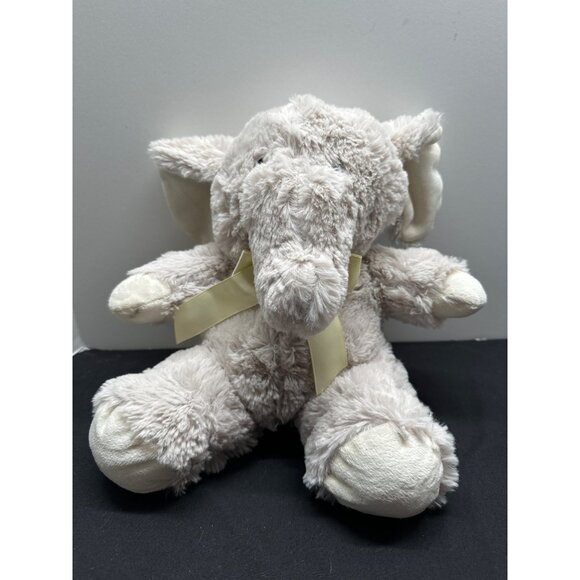 Adorable Plush Safari Elephant Toy By Best Made Toys Cream Gray Stuffed Animal - Picture 1 of 7